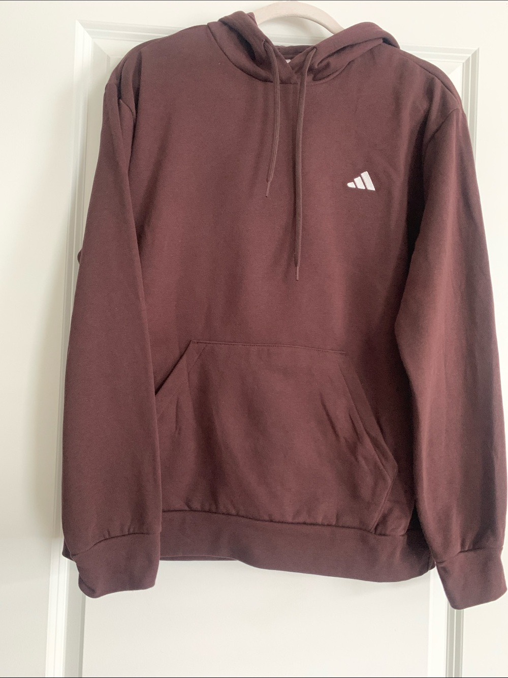 adidas Women's Chocolate Brown Drawstring Hoodie